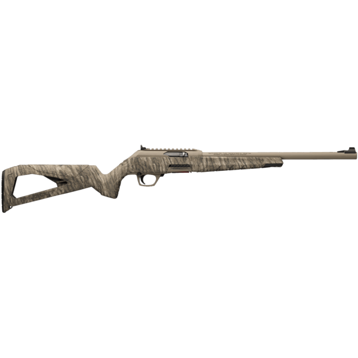 Winchester Repeating Arms 521163102 Wildcat  22 LR 10+1 18" Flat Dark Earth Perma-Cote Button-Rifled Barrel, Flat Dark Earth Picatinny Rail Polymer Receiver, Picatinny Rail Forend, Mossy Oak Bottomlan