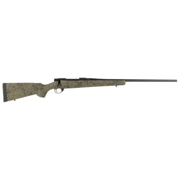 Howa 1500, Bolt Action Rifle, 308 Winchester, 22" Threaded Barrel, HS Precision Green with Black Webbing Fiberglass Stock, Right Hand, 4rd Mag, Manual Safety