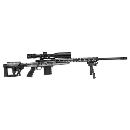 Howa American Flag Chassis .308 Win, 20" Barrel, 4-16x50mm Nikko Stirling Long Range Scope, Grayscale, 10rd