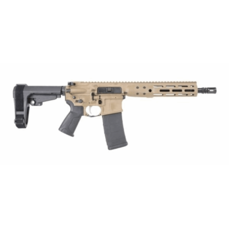 LWRC ICDIP5CK10SBA3ML ICDI 5.56 NATO 30+1 10.50" Threaded Barrel, Flat Dark Earth Receiver w/Picatinny Rail, M-LOK Handguard, Black Polymer SB Tactical SBA3 Brace, Black Polymer Grip, Ambidextrous