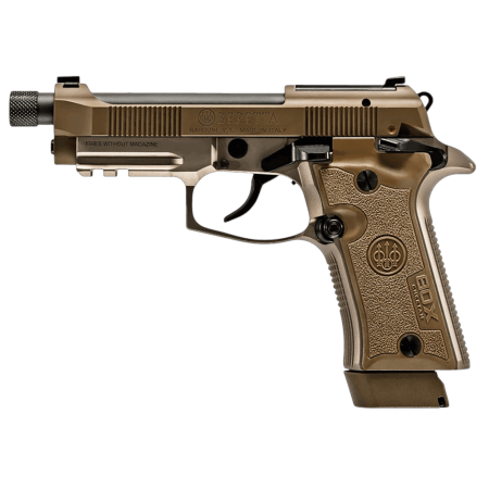BERETTA 80X Cheetah .380 ACP 4.4in 15rd Tactical Desert Semi-Automatic Pistol (J80XTD15)
