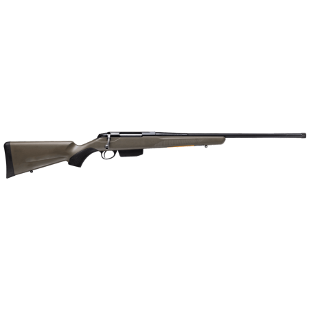 Tikka JRTXGSL31620MT T3x Superlite 308 Win 20" Blued Fluted Threaded Barrel, Blued Drilled & Tapped Steel Receiver, Fixed Green Synthetic Stock