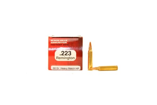 223 REMINGTON 68GR HEAVY MATCH HOLLOW POINT AMMO - 223 Remington 68gr Heavy Match HP 50/Box