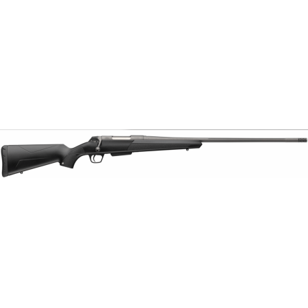 Winchester Repeating Arms 535801212 XPR Extreme 243 Win Tungsten Cerakote Fluted Threaded Barrel & Drilled & Tapped Steel Receiver, Fixed Black Synthetic Stock
