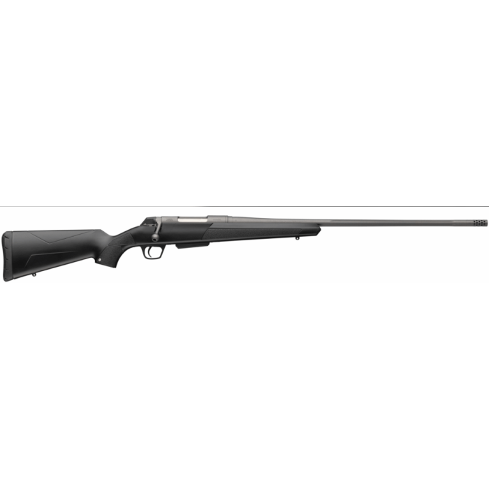 Winchester Repeating Arms 535801289 XPR Extreme 6.5 Creedmoor Tungsten Cerakote Fluted Threaded Barrel & Drilled & Tapped Steel Receiver, Fixed Black Synthetic Stock Winchester Repeating Arms 535801289 XPR Extreme 6.5 Creedmoor Tungsten Cerakote Fluted Threaded Barrel & Drilled & Tapped Steel Receiver, Fixed Black Synthetic Stock