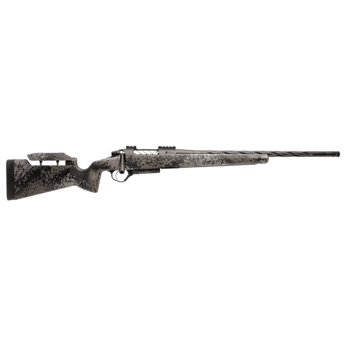 Seekins Precision 0011710221-F Havak PH3 6.5 Creedmoor 20" Black Fluted Threaded Barrel, Black Picatinny Rail Steel Receiver, Adj Cheek Riser Mountain Shadow Synthetic Stock
