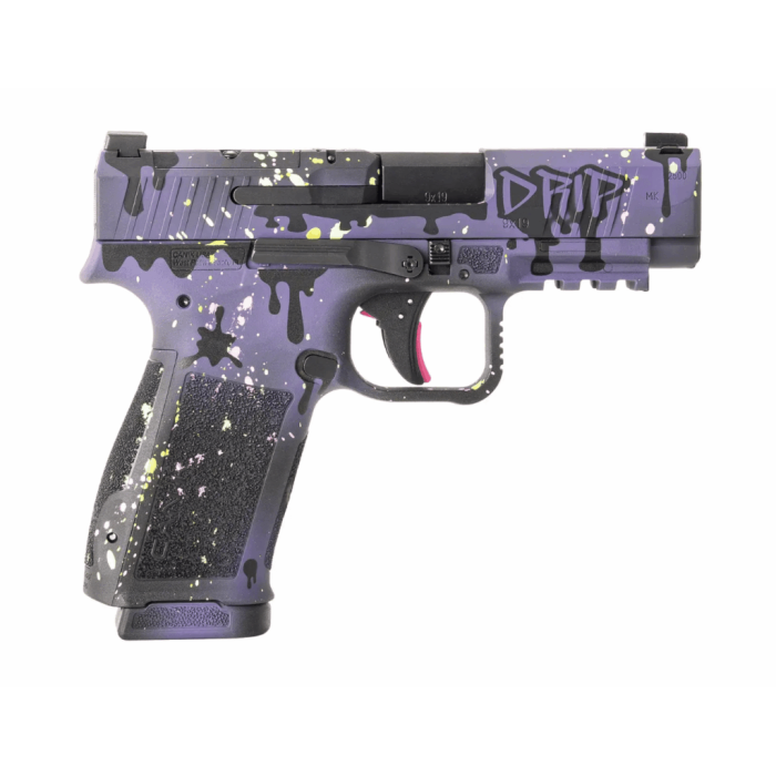 CANIK Mete MC9LS Signature Midnight Drip 9mm Luger 17rd 3.64in Optic Ready/Serrated Slide Pistol (HG7896DRP-N)