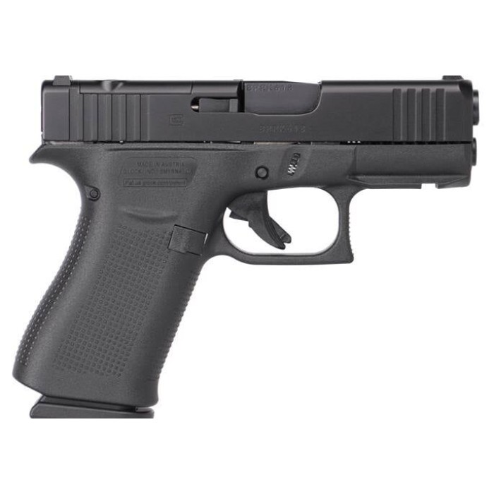 Glock UX4350203FRMOS G43X MOS 9mm Luger 15+1 3.41" Black GMB Barrel, Black Steel Serrated w/Optic Slide, Black Polymer Frame w/Accessory Rail, Ambidextrous, USA Made