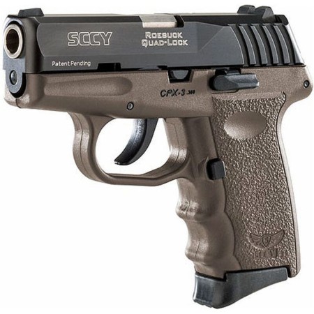 Sccy Industries , Sccy Cpx-3cbdeg3 380 Blk Slide Drk Grip No Sfe 10r