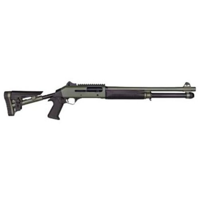 AKSA M4 18.50" 5 Round 12 Gauge Semi Auto Shotgun w/ Adjustable Sights