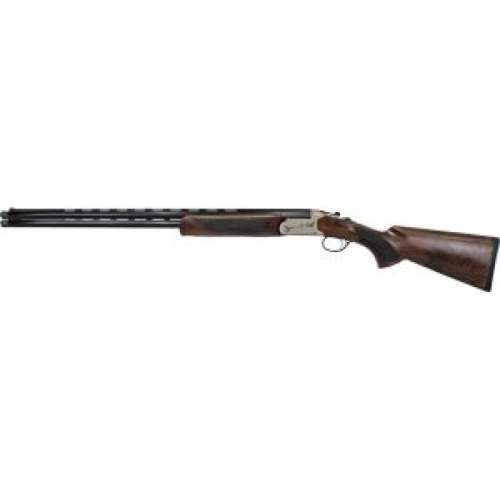 Iver Johnson IJ600 20 Gauge 28" 2Rd Silver/Walnut O/U Break Action Shotgun