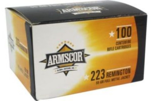 Armscor 223 55gr FMJ 1200rd Case Lot