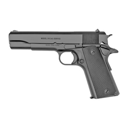 SDS Imports, 1911A1 Service, Semi-automatic, 45 ACP, 5" Barrel, Steel Frame, Black Parkerized Finish, 7Rd