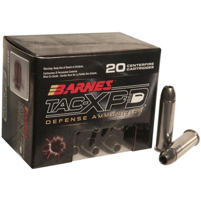 Barnes TAC-XPD .357 Mag 125gr, Lead Free Solid Copper Hollow Point 20rd Box