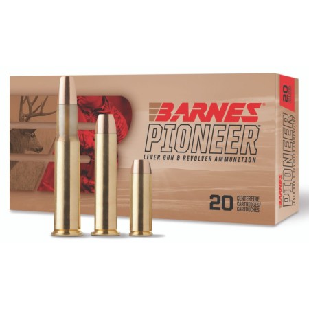 Barnes Pioneer 44 Remington Magnum, 225gr, XPB Hollow Point, 20rd Box