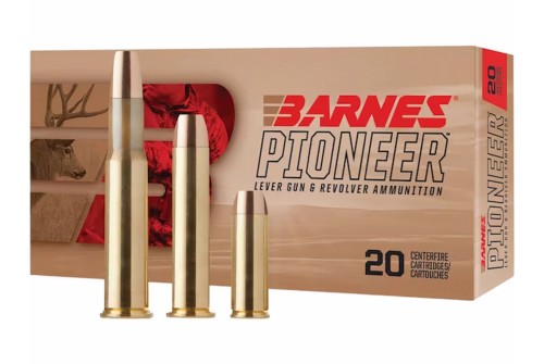 Barnes .45-70 Government 300 Grain Flat Nose Brass Cased Rifle Ammo, 20 Rounds, 32139