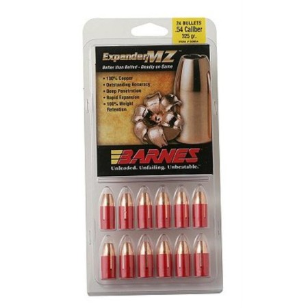 Barnes 50054 Expander 54 Black Powder Expander-MZ 325 GR 24 PK