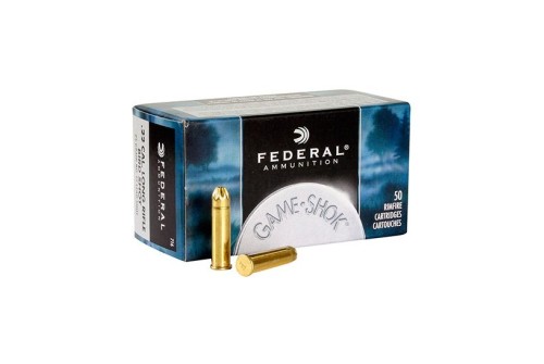 Federal 22 Long Rifle #12 Lead Bird Shot Game-Shok Ammunition 50rds - 716