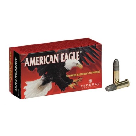 American Eagle Rimfire .22 LR 40 Grain LRN 50 Rounds Ammunition - AE5022