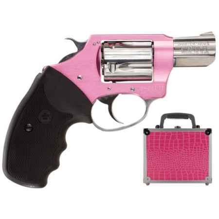 Charter Arms Chic Lady Undercover Lite 38 Special Double 5 Round Standard Hammer Revolver, High Polished Stainless, Pink - 53839