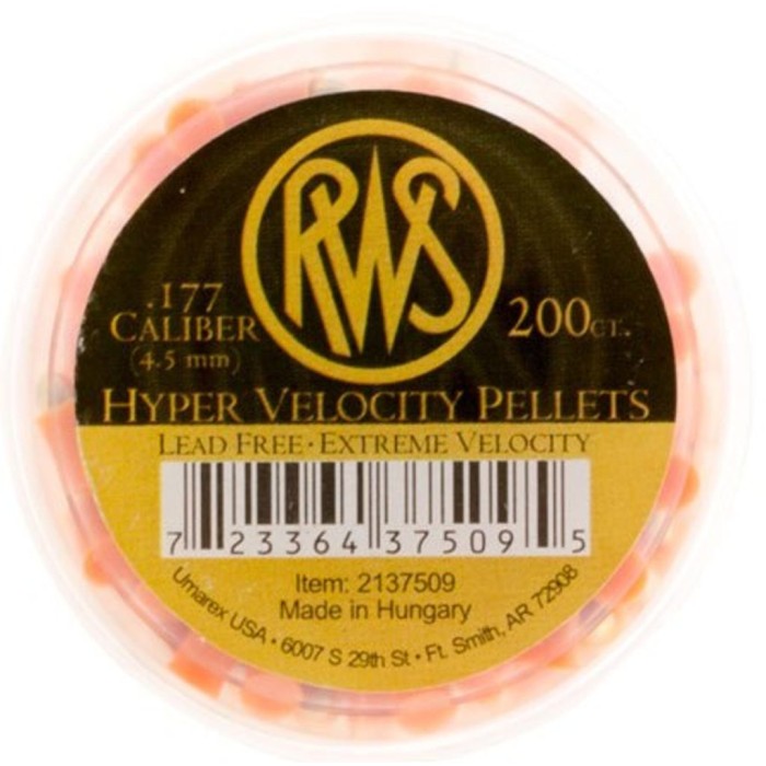 RWS PLTS .177 HYPER-VELOCITY 200/TIN