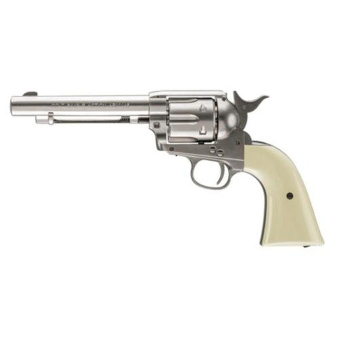 Colt Peacemaker .177 Caliber BB 5 Inch Barrel Nickel Finish Six-Shot