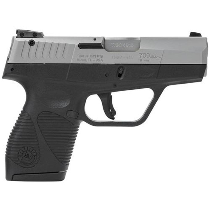 Taurus 709 Slim Single/Double 9mm 3" Barrel, Black Polymer Grip Sta, 7rd