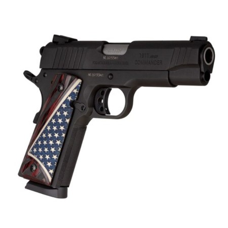 Taurus 1911 Com. .45Acp 4.25" FS Black W.Us Flag G 11911COMUSGR1