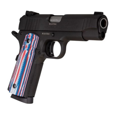 Taurus 1911 Com. .45Acp 4.25" FS Black W/Stars And 11911COMUSGR2