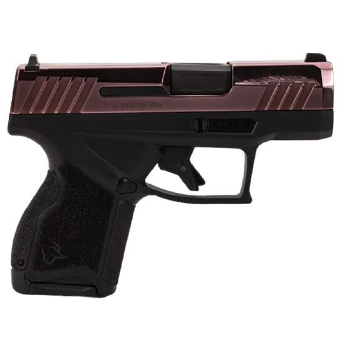 TAURUS GX4 9mm 3.06in 11rd/13rd Mags Black/PVD Rose Gold Pistol (1-GX4M931-RG)