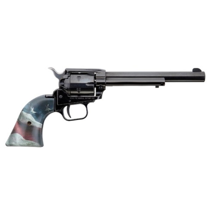 Heritage Rough Rider Flag 22 LR, 6.5" Barrel, US Flag Pearl Style Grip