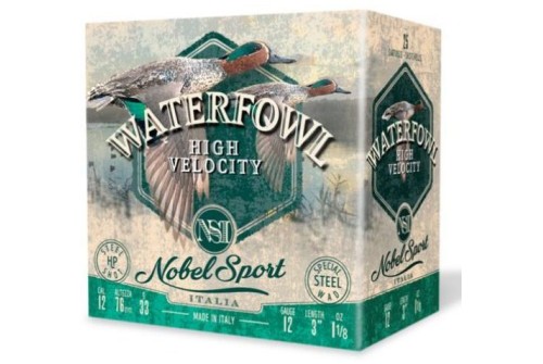 Nobel Sport Steel Waterfowl High Velocity Shotshells 12ga 3