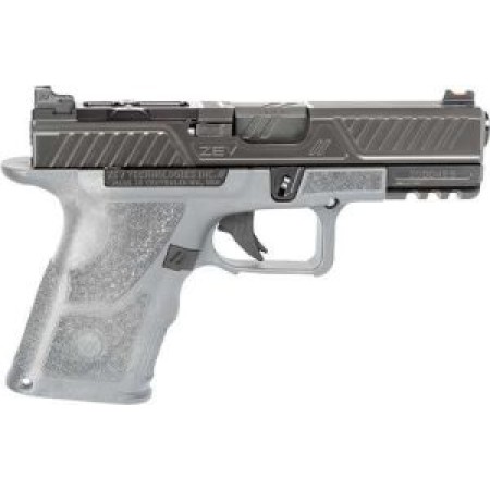 Zev Technologies Oz9c Combat Pistol 10Rd 9Mm Compact Slide Grey Grip OZ9-C-COM-B-LC