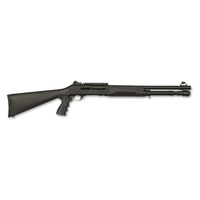 G-Force Tactical GF1X 12ga 5rd 18.5" Shotgun, Black-  GFSAS12BLK