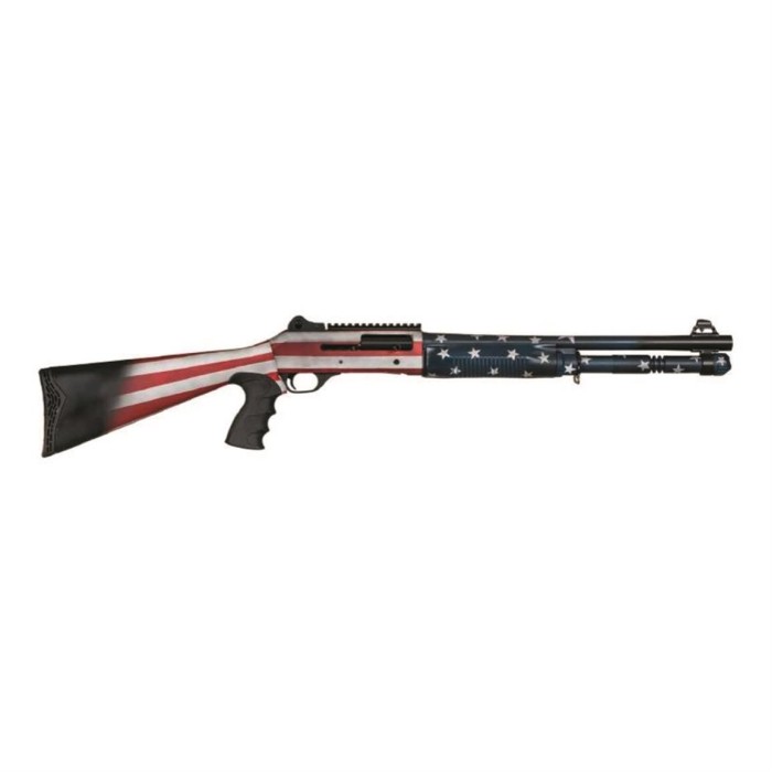 G-Force Tactical GF4 12ga 5rd 18.5" Shotgun, USA Flag-  GFSAS12USA