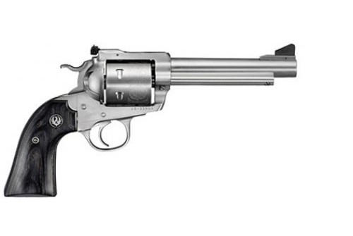 Ruger Blackhawk .45 ACP Revolver, 5.5" Barrel, Adjustable Rear & Ramp Front Sights, Silver - 472