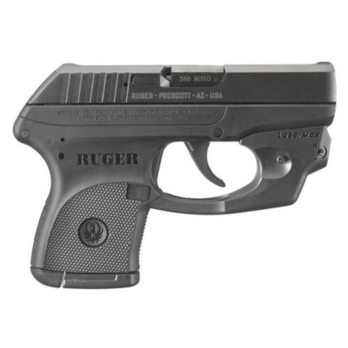 Ruger LCPLM 380 Semi Auto Pistol With Lasermax Centerfire Sight, Blued Finish,,  Capacity,  6 rd