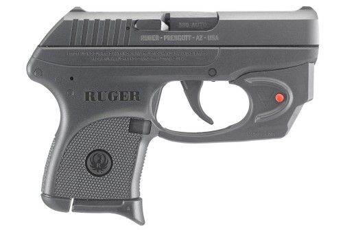 Ruger LCP 380acp 2.75" Barrel Viridian Red Laser 6rd Mag