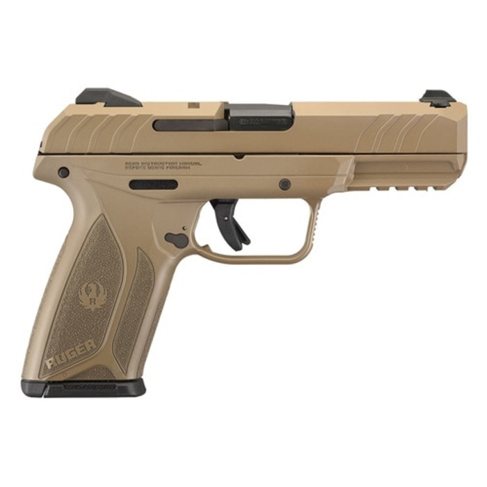 Ruger Security-9 Pistol, 9mm, 4" Barrel, Elite Coyote Cerakote Finish15rd Mag