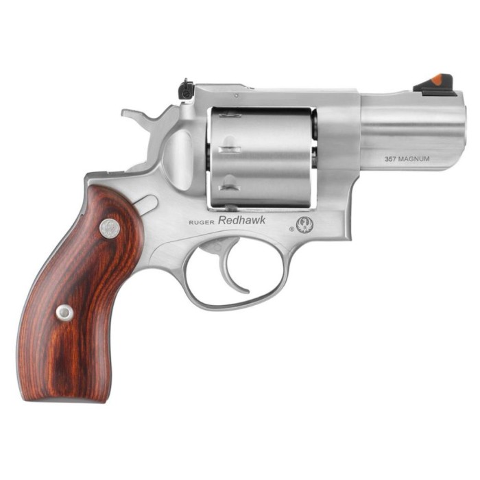 RUGER REDHAWK 357MAG 2.75 SS AS HARDWOOD GRIP 8RD 5033