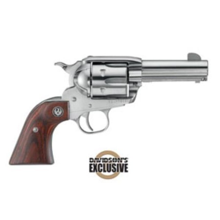 Ruger New Vaquero Montado Limited Model KNV-453 Stainless Steel .45 LC 3.75" Barrel 6-Rounds with Transfer Bar, Loading Gate Interlock Safety