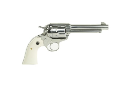 Ruger Vaquero Bisley 357 Mag/38 Special, 5.5" Barrel, SS Finish, Ivory Grips