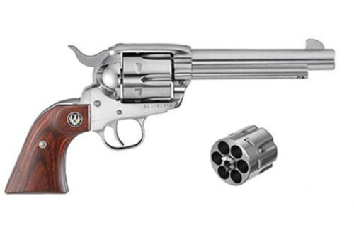 Ruger Vaquero Convertible 45LC/45 ACP 5.5" Barrel 6 Rounds 2 Cylinders