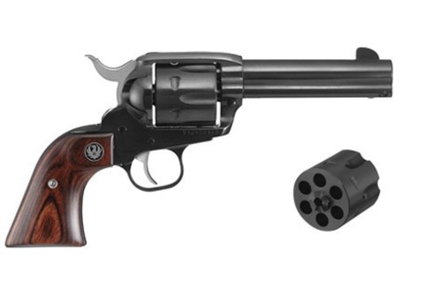 Ruger Vaquero 357 Mag/9mm, 4.62" Barrel, Hardwood, Blued, 6rd, Pre-1962 XR-3 Grip Frame