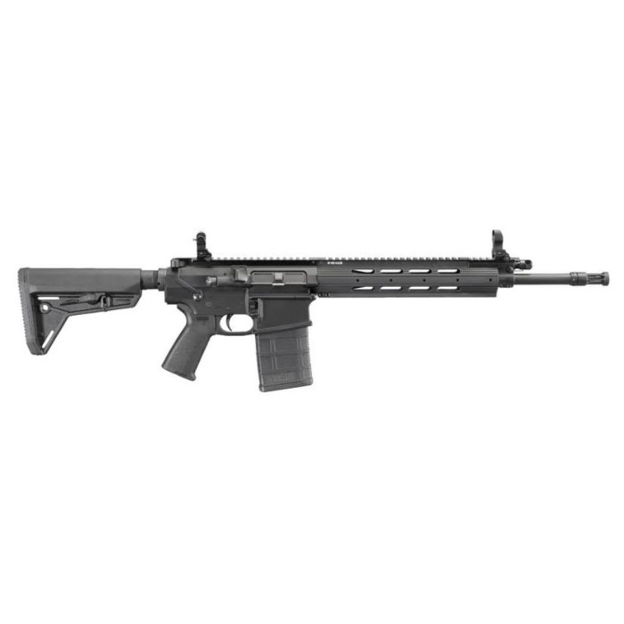 Ruger SR-762 AR10 .308/7.62 16" Fluted Barrel, 6 Position Telescoping Stock, Hardcoat Finish, 20rd Mag