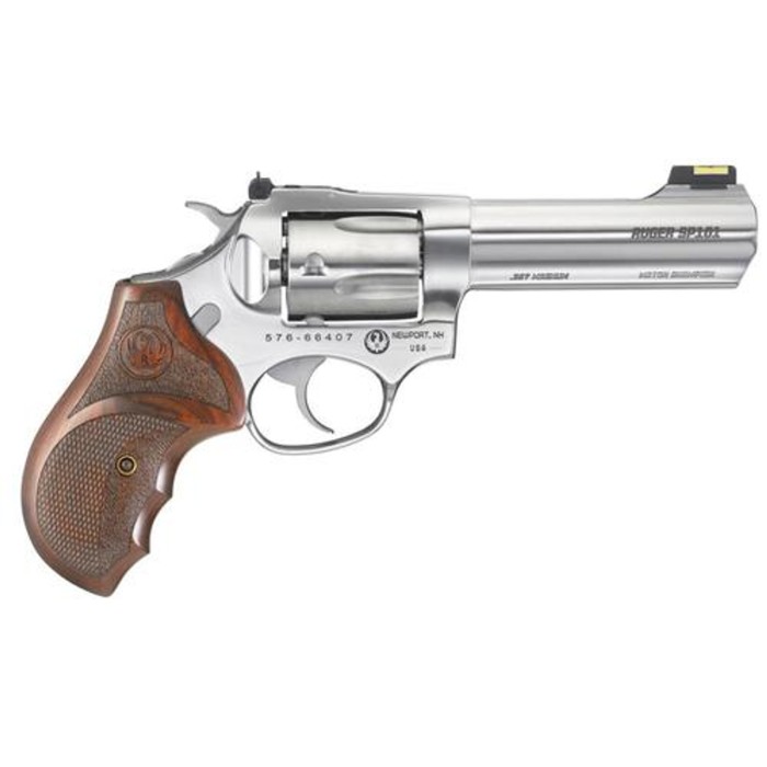 Ruger SP101 Match Champion .357 Magnum/.38 Special 4" SS Barrel Fiber Optic Front Sight 5 Round