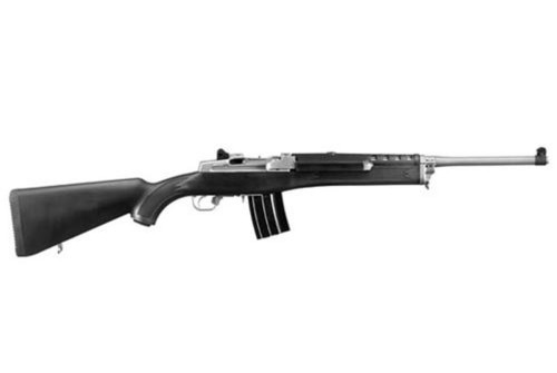 Ruger Mini-14 Ranch Rifle 5.56 Nato, 18.5" Barrel Matte Stainless, Black Synth Stock, 20rd Mag