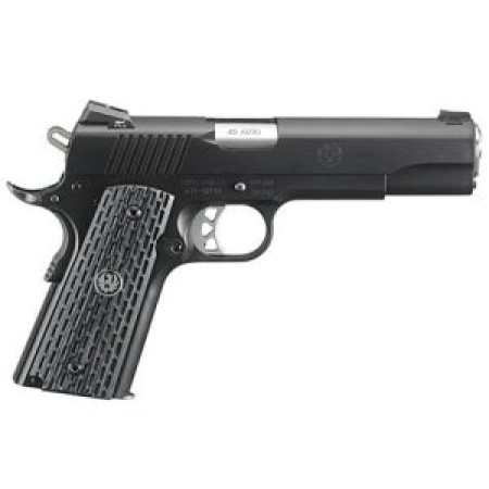 RUGERSR1911 .45 ACP Black Stainless Steel 4.25 8RD - 7+1 Rounds, 4.25