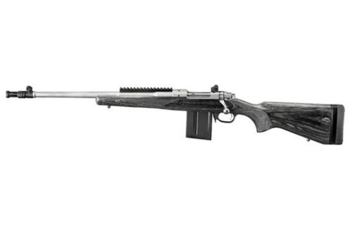 Ruger Gunsite Scout Rifle, 308, Left Hand, Matte SS, 10 Round Mag 18"