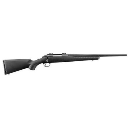 Ruger American Compact 7mm-08 Rem Rifle, Black Synthetic - 6909